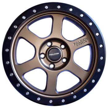Aros 17X8.0 5X114.3 ET 30 CB 73.1 MAatt bronze black lip spoke milling word - Camioneta