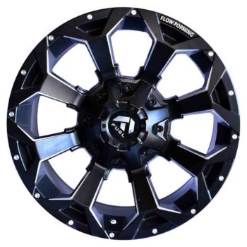 Aros 17X8.5 5X150 ET -12 CB 71.56 Matt black mained face - Camioneta