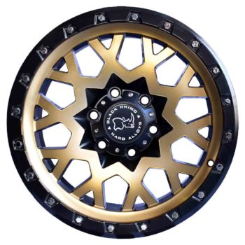 Aros 17X9.0 6X139.7 ET 1 CB 110.5 Matt black mained face-bronze - Camioneta
