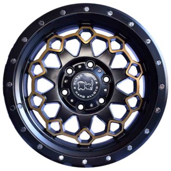 Aros 17X9.0 6X139.7 ET 10 CB 110.5 Matt black machined-bronze paint - Camioneta