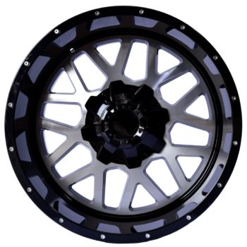 Aros 20X10 8X165.1 ET 24 CB 125.1 Black machine spoke - Camioneta
