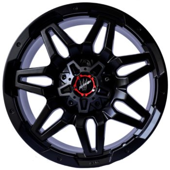 Aros 20X9.0 6X135 ET 10 CB 108.1 Matt black milling - Camioneta
